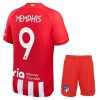 Officiële Voetbalshirt + Korte Broek Atlético Madrid Memphis 9 Thuis 2023-24 - Kids